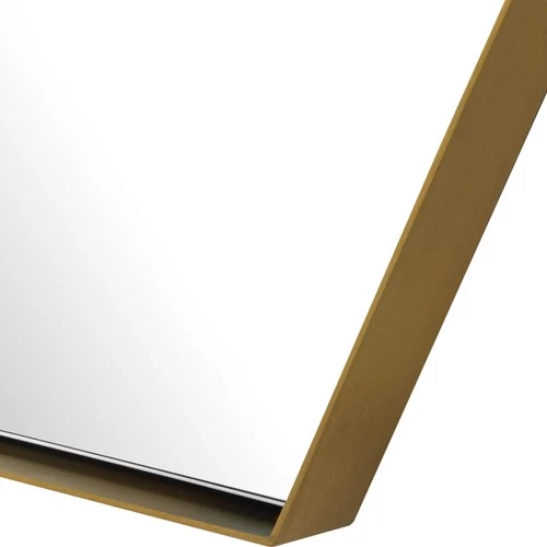 Uttermost 09894 Ankara 25" W x 34" H Geometric Framed Bathroom - Brass - Picture 4 of 7