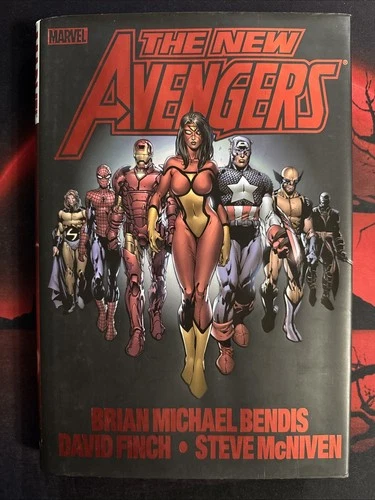 THE NEW AVENGERS Vol 1 Deluxe Variant Hardcover - Bendis Finch McNiven Marvel