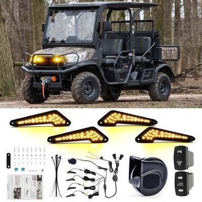 Street Legal UTV Turn Signal Horn Kit Plug & Play For Kubota RTV