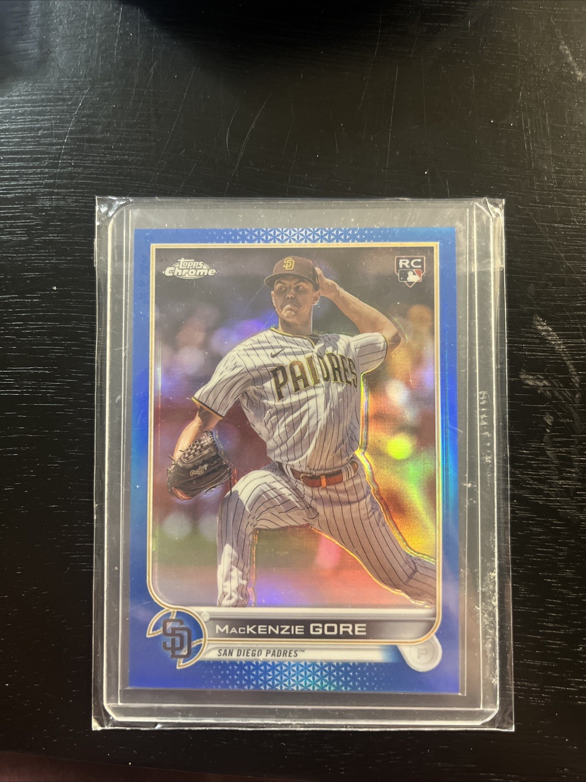 2022 Topps Chrome Update Series - Mackenzie Gore #USC182 Blue Refractor /199 (RC