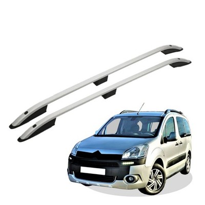Dachreling passend für Citroen Berlingo 2 Baujahr 2008-2018 Grau mIt ABE