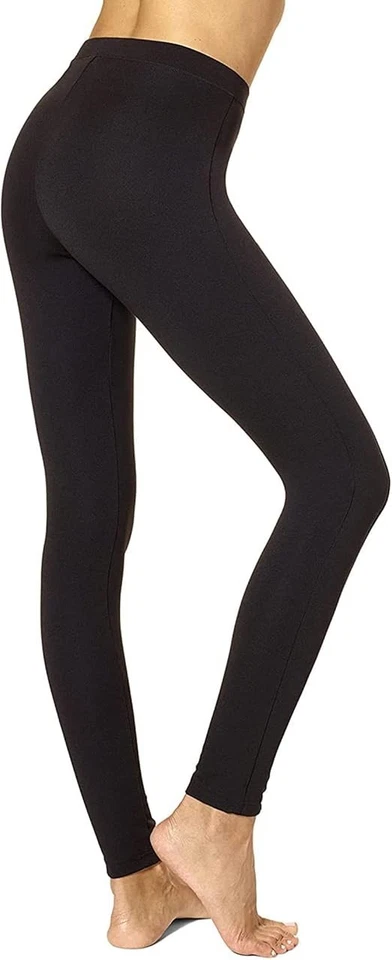 Legging Pintuck Tejido Ponte No Nonsense - Color Negro, Tallas S, M, L, XL - Nuevo Foto 2 de 4