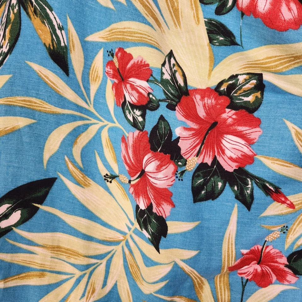 Falda hawaiana envolvente sintética para mujer talla 8 mezcla de lino Versalles tropical playera Foto 2 de 4