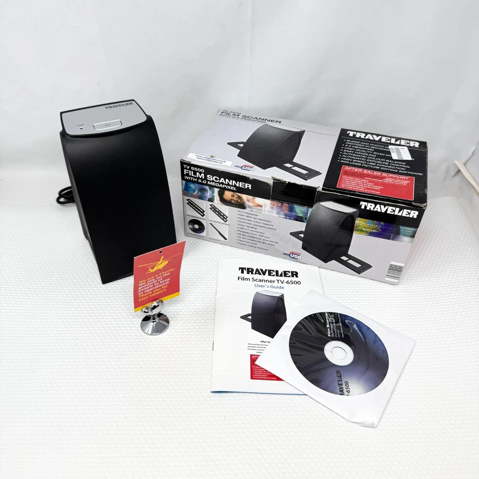 Traveler TV 6500 SF Filmscanner 5,0 Megapixel USB Originalverpackt BP1