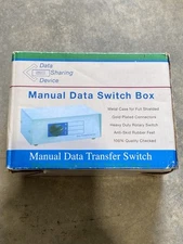 Manual Data Transfer Switch Box RJ45, Model DW-RJ45AB !!FREE SHIPPING!!