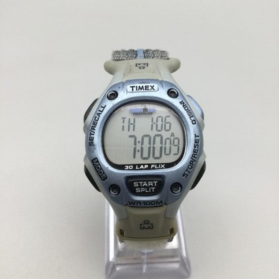Timex Ironman Watch Womens 34mm 30 Lap Flix Indiglo Digital New