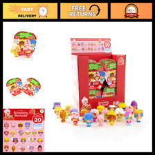 12-Pack Strawberry Shortcake Cheebee Blind Bag Mystery Figures - 24 Collectible