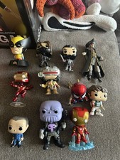 Funko Lot Of Loose Pops, Assorted Action Figures, Wolverine Light