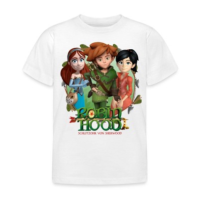 Robin Hood Gruppenbild Mit Marian Und Scarlett Kinder T-Shirt