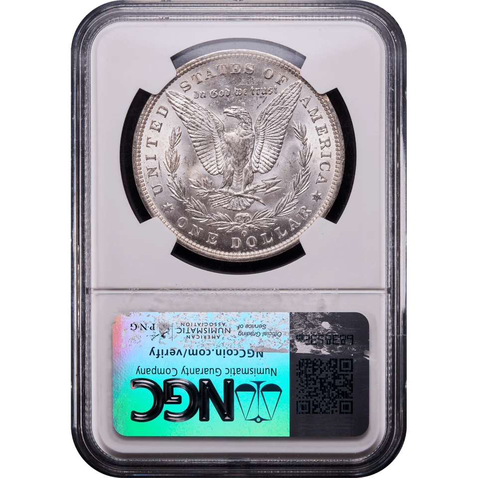 1890-O Morgan Dollar $1 NGC MS63 CAC - Image 3 of 4