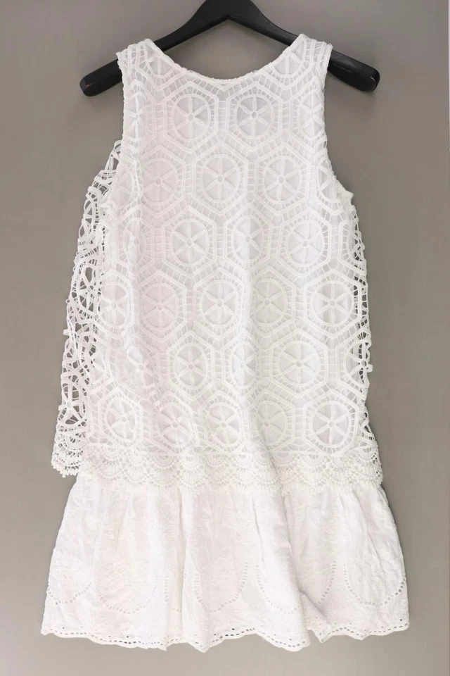 ✅ Desigual Trägerkleid Regular Kleid für Damen Gr. 42, L Ärmellos weiß ✅ - Bild 2 von 4