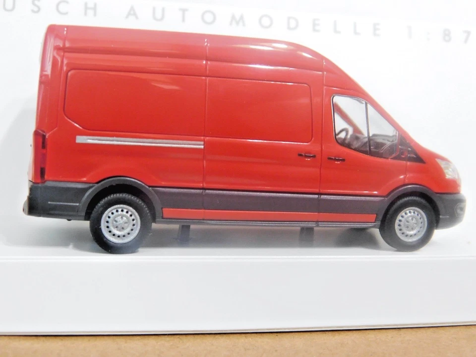Furgoneta Ford Trasit Busch 54500 1/87 HO 2014 sin decorar nueva en caja Foto 2 de 4