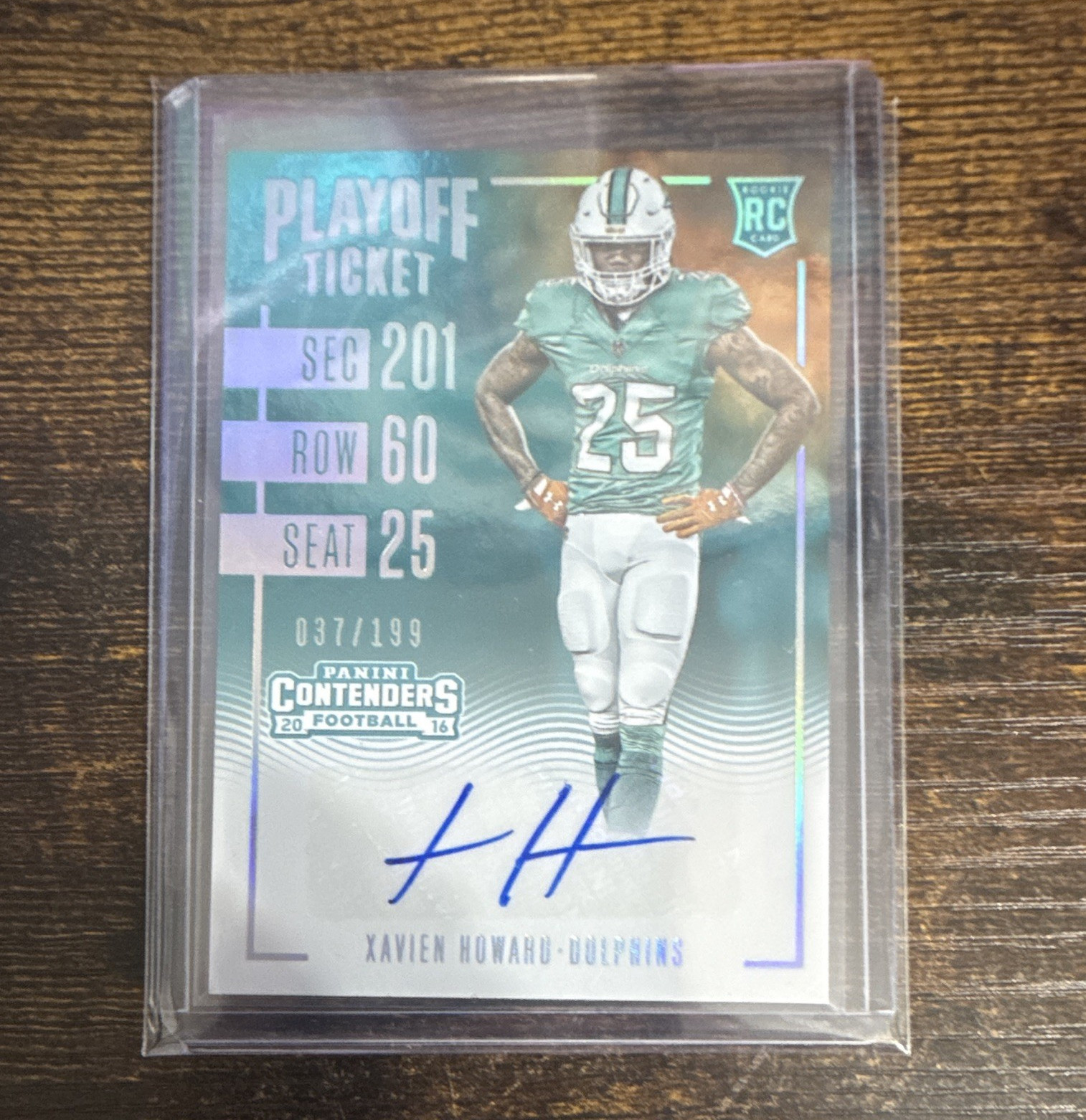 Xavien Howard Panini Contenders #153 Autograph-Playoff Ticket