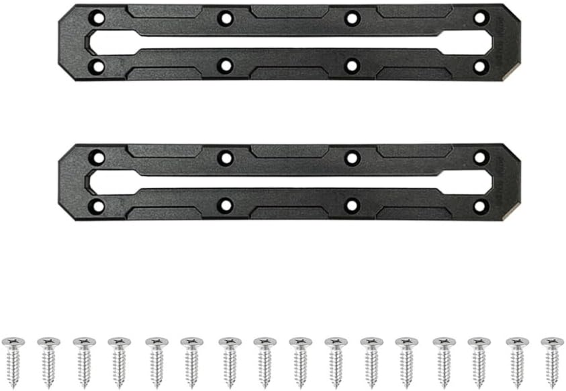 2-Pack Kayak Track Mount for Fishing Gear – Holds Paddle Rod and Cup