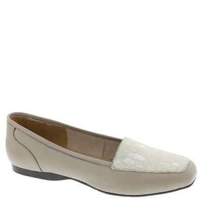 Array taupe leather calfhair toe flats new in box 8.5 N