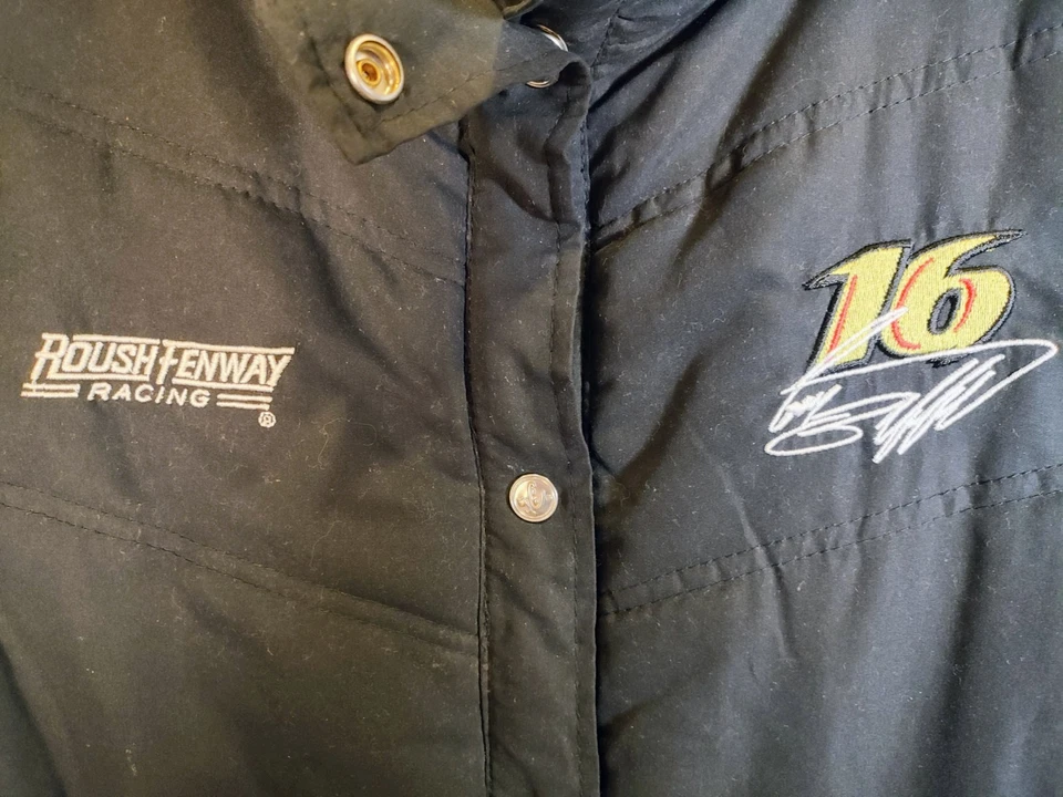 Chaqueta chaleco aislante negra NASCAR Greg Biffle/Roush Fenway Racing XL 2011 Foto 2 de 4