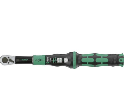 Wera Click-Torque Lock A6 Drehmomentschlüssel Ratsche 2,5-25Nm 1/4''