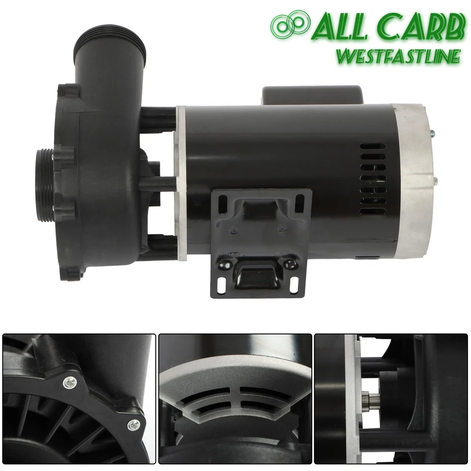 Сменный насос для спа 56 рам 3 лошадиные силы 230 В 2 скорости 3721221-1D для гидромассажной ванны - Изображение 4 из 4