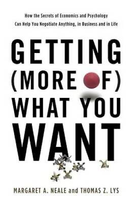 #ad Getting More of What You Want: How the Secrets of Economics and Psychol GOOD $5.32