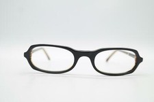Vintage Cerruti 1881 C 6201 Black Brown Oval Glasses Frame NOS