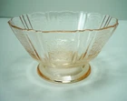 American Sweetheart Pink Depression Glass Low Footed Sherbet MacBeth ca 1930's