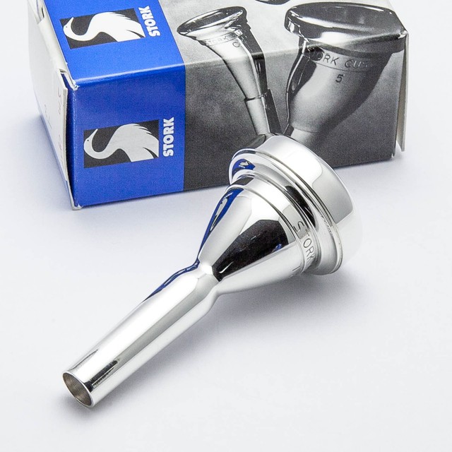 Stork T2 Light Weight Small Shank Silver Trombone Mouthpiece for sale