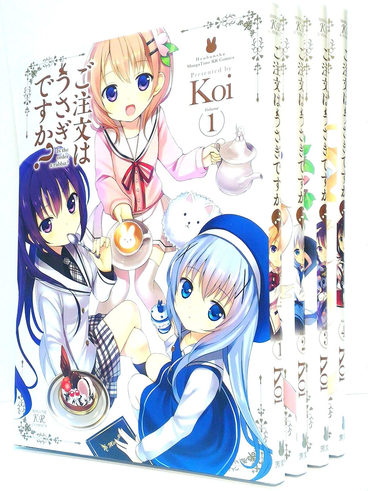 Gochuumon wa Usagi desu ka 1- 8 Manga set Japanese comic Is the order a  rabbit