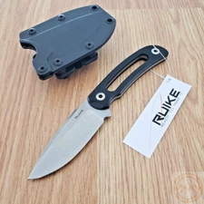RUIKE Hornet F815 Fixed Knife 3.25" 14C28N Steel Blade Black G10 Handle F815B