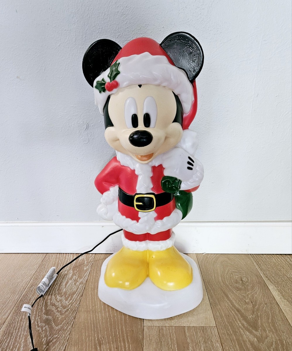 Disney Mickey Mouse Christmas Light Up Blow Mold 24