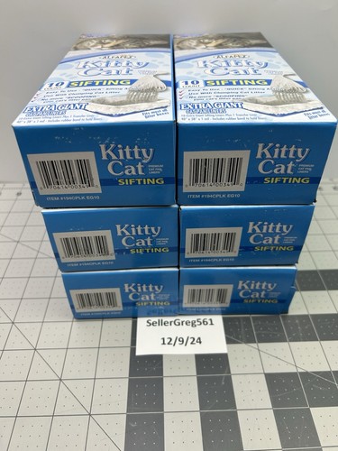 Alfapet Cat Pan Disposable Litter Box Liners Lot of 6 10CT Boxes - 60 Bags Total - Picture 2 of 6