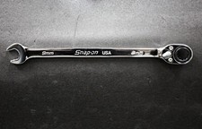 New Snap On Soxrrm9a 9 Mm 12 Pt Flank Drive Plus Reversible Ratcheting Wrench