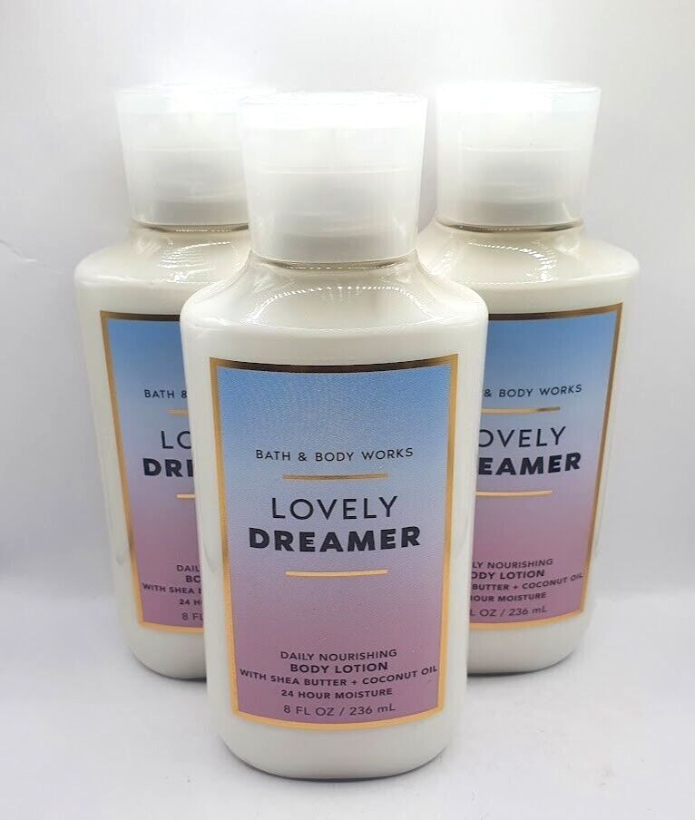 BATH AND BODY WORKS LOVELY DREAMER BODY LOTION 8 FL OZ EACH (3) | eBay