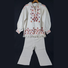 Panama folk costume shirt pants montuno manta ethnic traditional festival dress