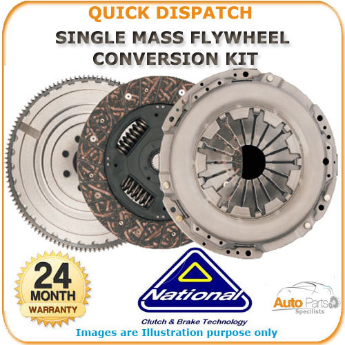 NATIONAL SOLID MASS FLYWHEEL AND CLUTCH FOR VAUXHALL ASTRAVAN CK10080F