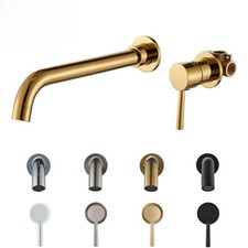 Basin Faucet Concealed Wall Mounted for Bathroom Faucets Bath Basin Sink Tap New