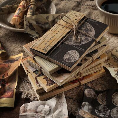 Botanische Pflanze Retro Tier Sammelalbum DIY Papier Set Scrapbooking DIY Basteln Kunst