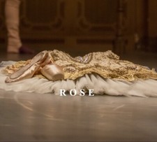 Ballet Shoes Merlet Womens "Rose" Suede Tip Pointe Shoe Size 36 1/2 C