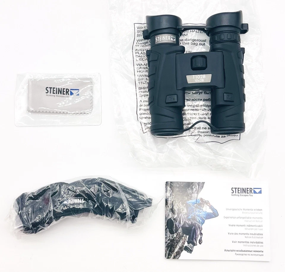 Steiner T-Series 10x28mm T1028 10x Magnification Tactical Black Binoculars - Image 3 of 4