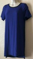 MADE for Impulse Short Sleeve Shift Dress Purple Black Size S New L022 $88