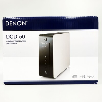 DENON CD Player DCD50SP D/A Converter Mp3/WMA File Playback Silver
