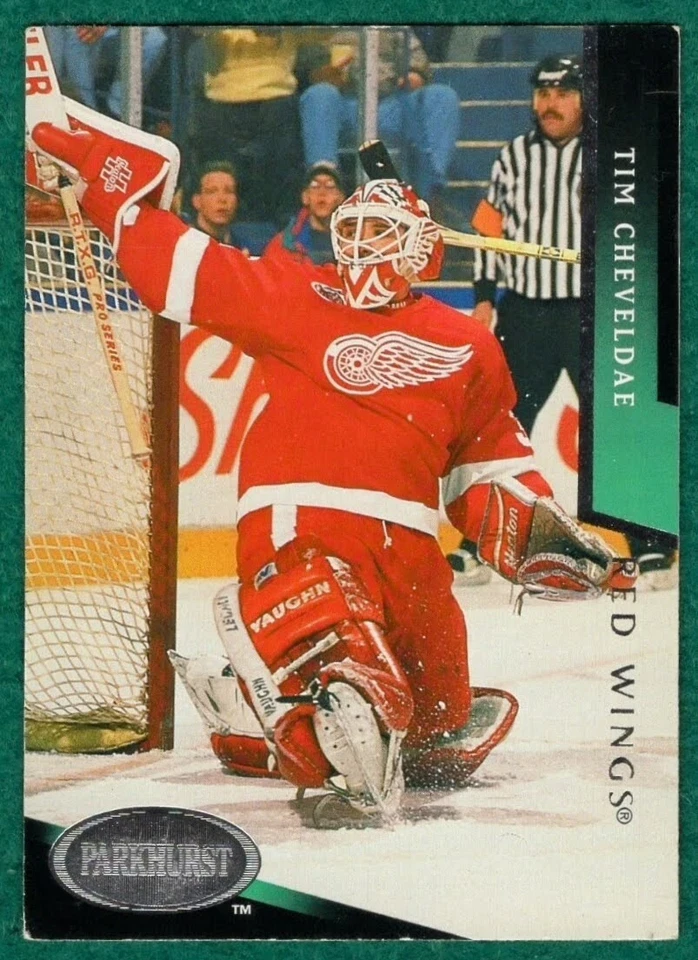 Tim Cheveldae - 1993-94 Parkhurst #59 - Detroit Red Wings Hockey Card - Image 2 of 3
