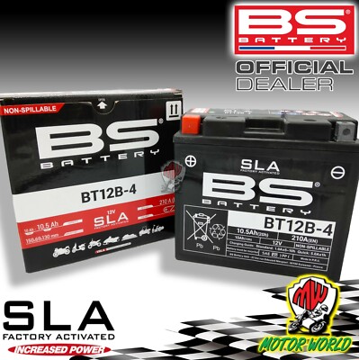 Batterie BS Battery SLA GIA Aktiviert BT12B-4 Ducati 1000 Monster S4RS 2005 2006