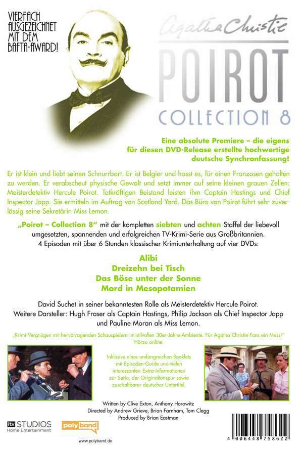 Thumbnail - Agatha Christies Hercule Poirot: Die Collection Vol.8 - Wvg Medien