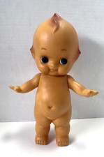 Vintage Large Kewpie Plastic Articulated Doll 13" JAPAN Squeaker Squeak Toy