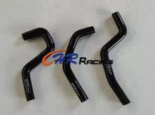 FOR HONDA CR80R 1998-2002/CR85R/EXPERT 2003-2007 BLACK SILICONE RADIATOR HOSE
