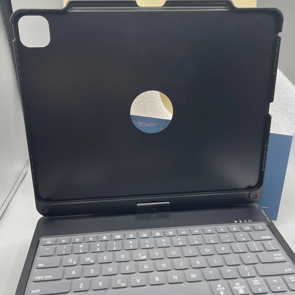 Ultra Slim Swiveling Bluetooth Keyboard Case Fits For iPad 8th,Pro 12.9/11,Air 4 - Image 4 of 4