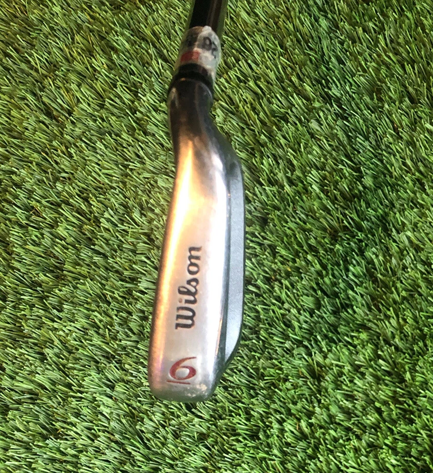 Wilson Deep Red Fat shaft Fluid Feel 6 Iron RH Regular Flex 38 7/8 - Image 3 of 4