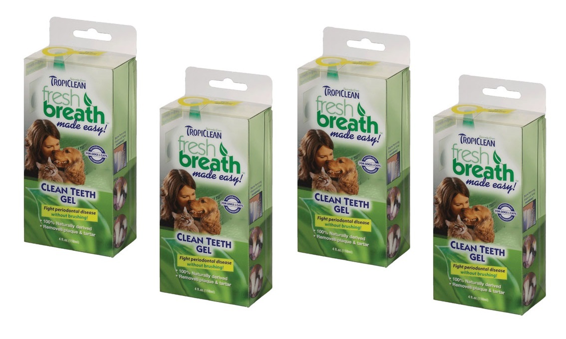 TropiClean Clean Teeth Gel For Dogs Promotes Strong Teeth & 