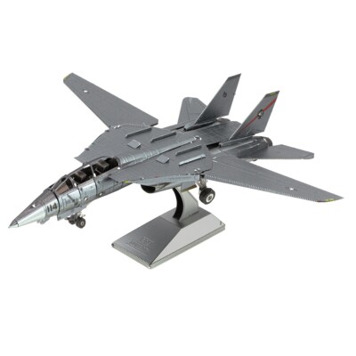 F-14 Tomcat: Metall Erde 3D Laserschneiden Miniatur Flugzeug Kit 