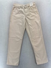 J.Crew Slouchy Boyfriend Jeans Women's 24 Straight Leg Beige Denim Ankle Crop
